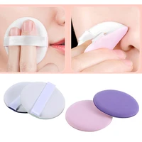 6 pcsbox round shape sponge cosmetic puff wet dry two way bb cream face air cushion puff microfiber cosmetic tool non latex