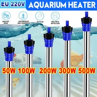50100200300500w adjustable temperature thermostat heater rod aquarium submersible heater fish tank automatic water heater