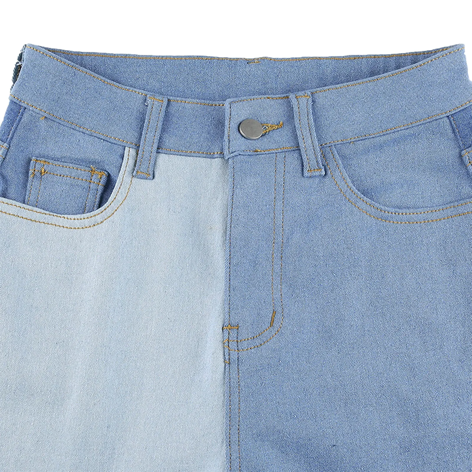 

Waatfaak Blue Pocket Patchwork Jeans Cargo Skinny Vintage High Waist Mom Jeans Women Ripped Straight Jeans Ladies Winter Casual