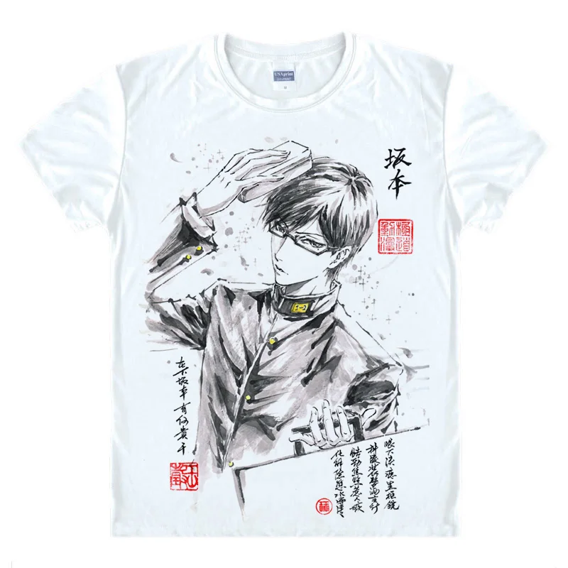 100 стилей Аниме Эрен футболка с мультяшным принтом Кен канеки Токийский Гуль