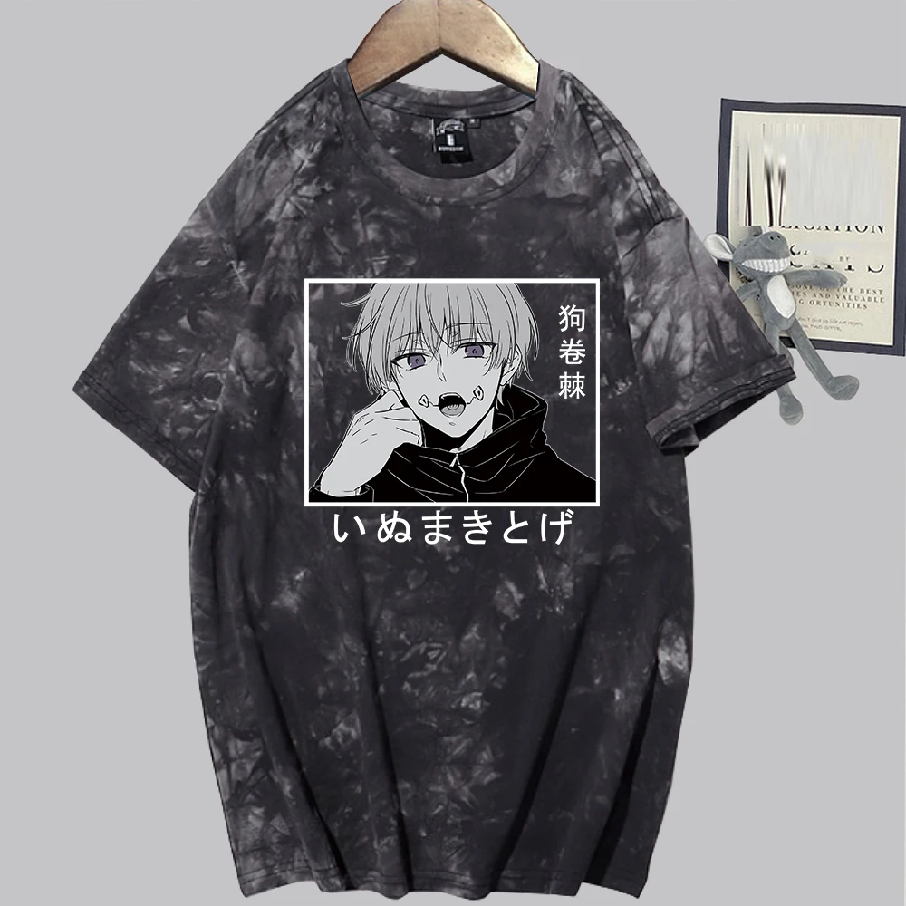 

Japanese Anime Jujutsu Kaisen T-shirt Cool Inumaki Toge Printed Shirt Hip Hop Harajuku Tees Causal Fashion Tops Male