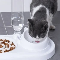 200ml stainless steel cat bowl non slip base puppy cats food drink water feeder neck protection dish pet bowls bowl 15 degrees
