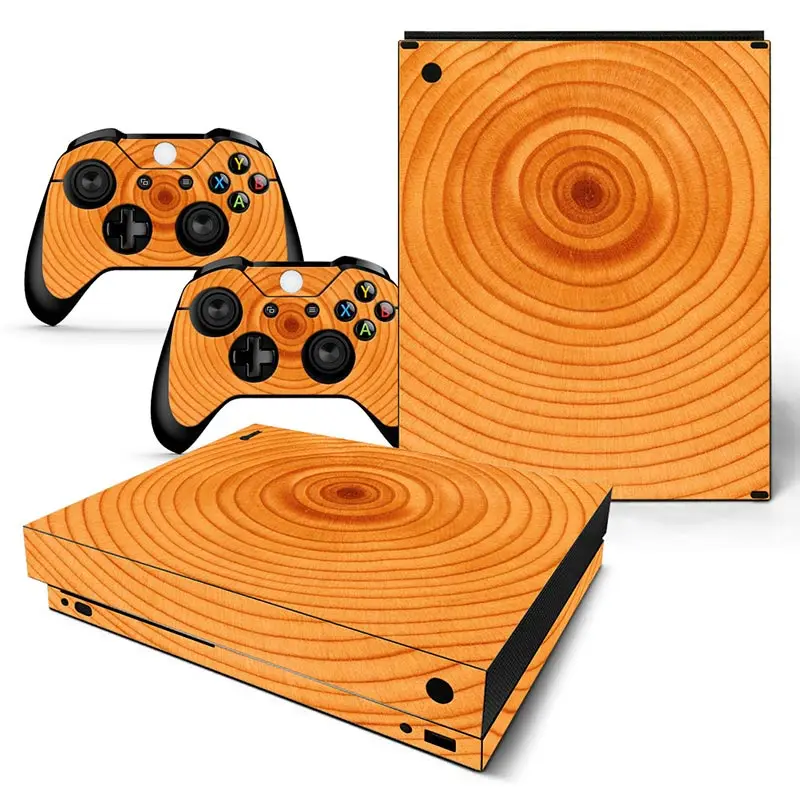 Wood design for X BOX ONE console stickers vinyl sticker x box one skin |