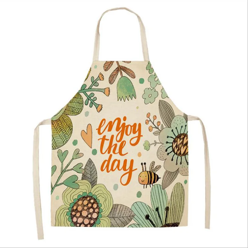1 шт. изысканный цветок кролик растение льняные фартуки хлопковые скандинавские