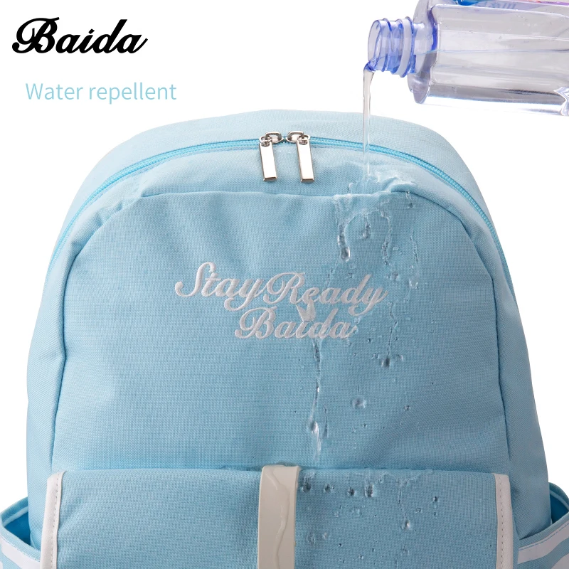 Baida модные школьные рюкзаки для девочек-подростков Холщовый женский рюкзак