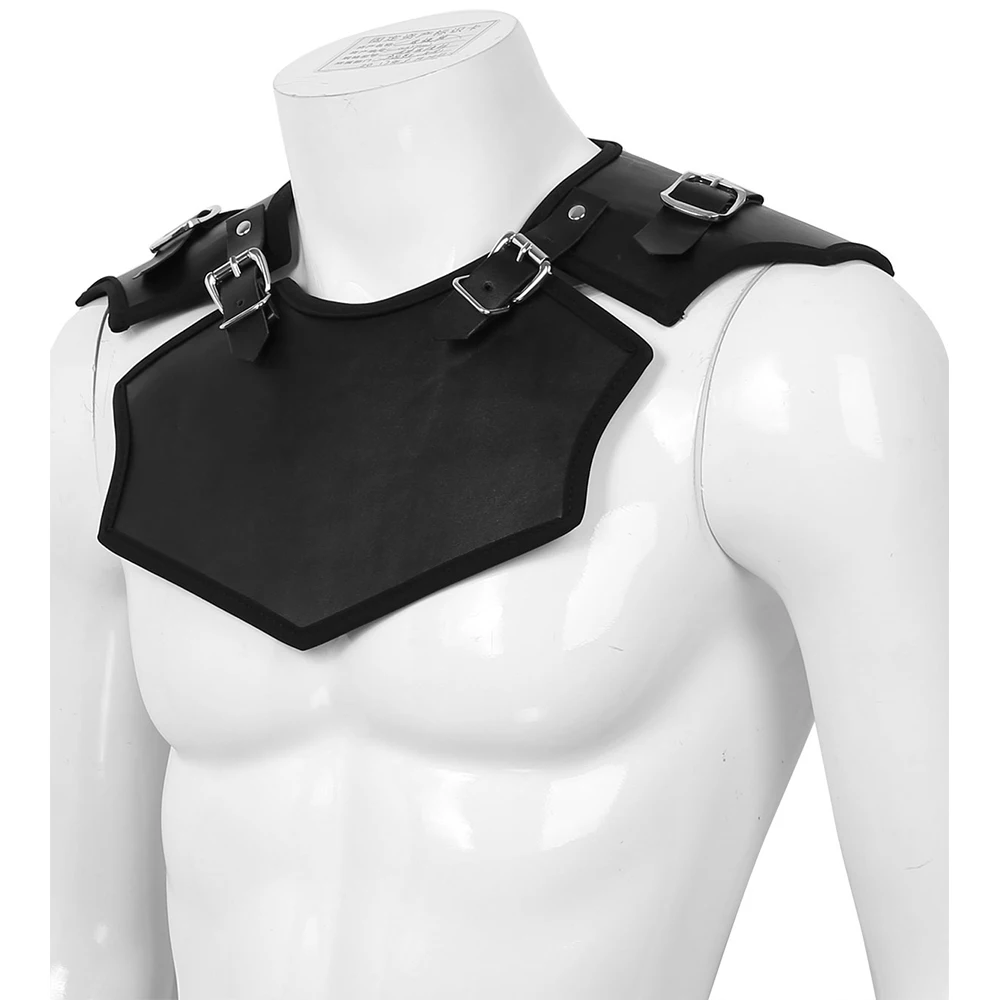 Мужская защитная накладка на шею из искусственной кожи ручной работы |