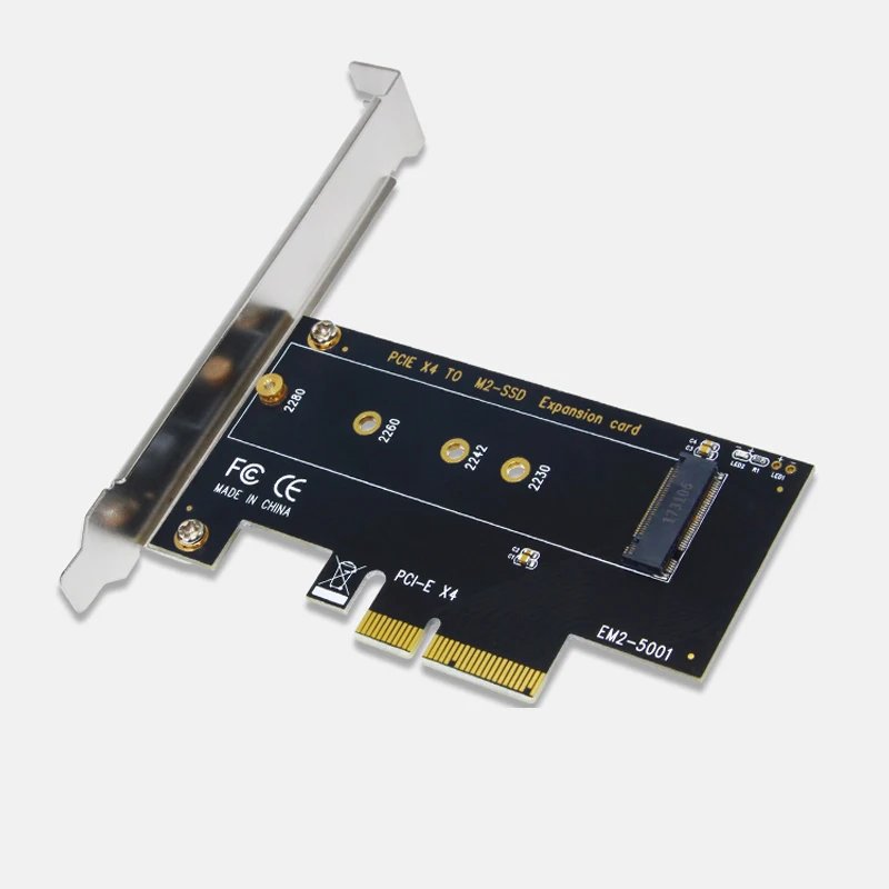 Адаптер M.2 NVMe SSD NGFF на PCIE X4 интерфейсная карта M Key поддержка PCI Express 3 0 2230 2280 размер m.2