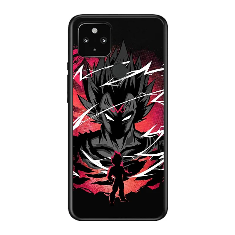 

Hot Anime Ddragonball Z Super Son Goku Soft TPU Silicone Black Cover For Google Pixel 5 4A 5G 4 XL Phone Case