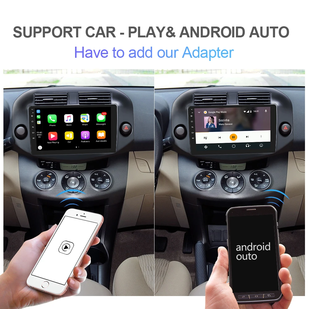 Isudar H53 4G Android 1 Din Авто Радио для Toyota/RAV4 2007-2011 Автомобильный мультимедийный 8 ядерный ОЗУ 4 Гб ПЗУ 64 Гб gps DVR камера ips DSP