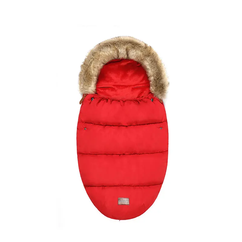 Red Конверт для новорожденных, спальный мешок, детский спальный мешок, муфта для коляски, зимний конверт в коляску, Универсальный Спальный Мешок - Цвет: Red