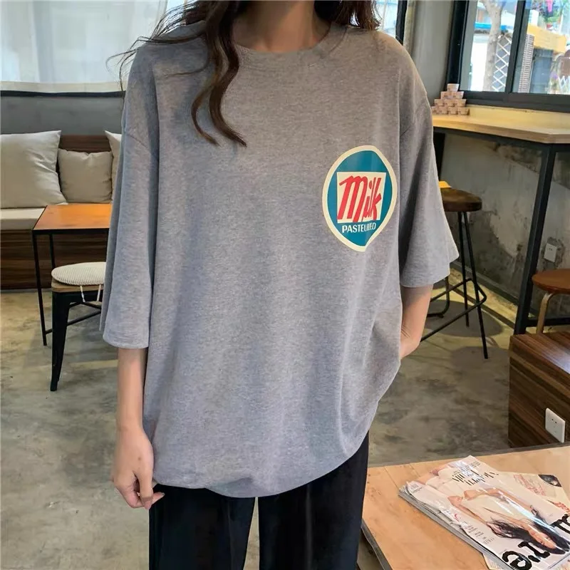 

Summer Knitted Basic Solid T-shirt Red Casual Cotton Short Sleeve Tee-Shirts Female Tops Women 2021 New Fashion Street Style