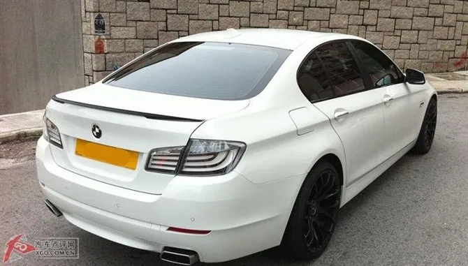 F10 задний спойлер для багажника BMW 5 серии седан 10 14 из углеродного волокна P