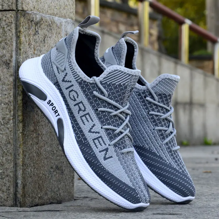 

Men's shoes spring breathable fly woven sneakers men's Korean fashion casual coconut shoes fashion shoes