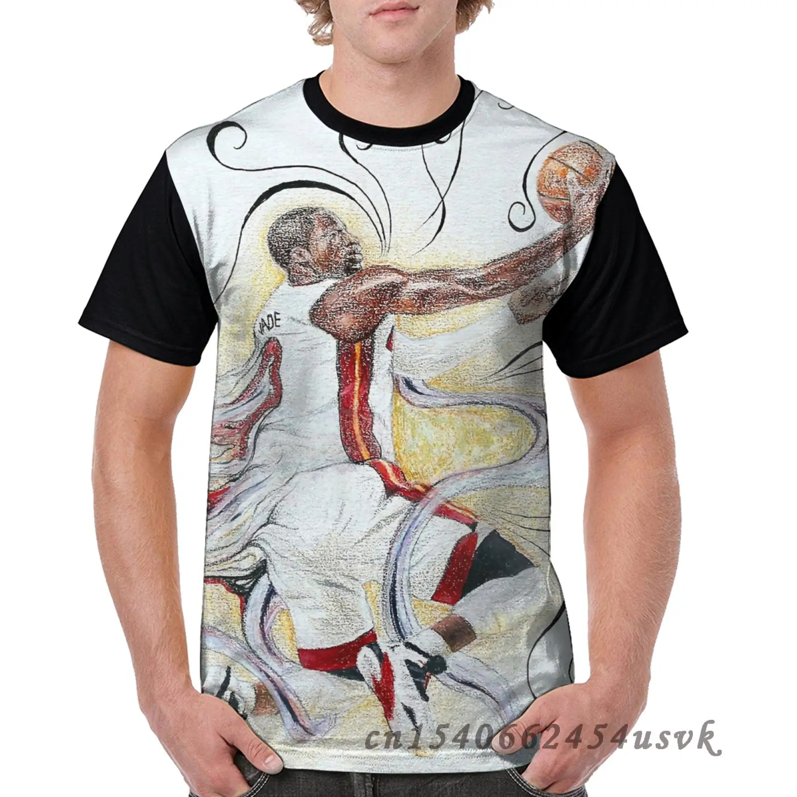 Забавная семейная сочетающаяся одежда футболка Dwyane с Уэйдом для мужчин женская