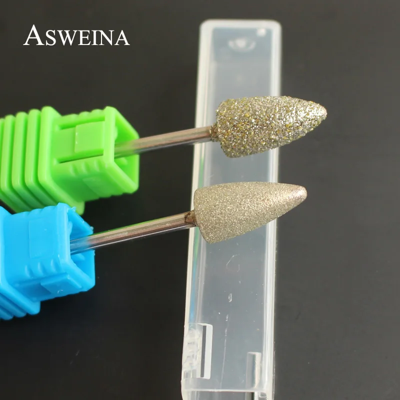 ASWEINA, 1 шт., алмазное сверло 3/32 дюйма для ногтей, резак для кутикулы, электрический аппарат для маникюра, аксессуары для педикюра, инструменты для ногтей
