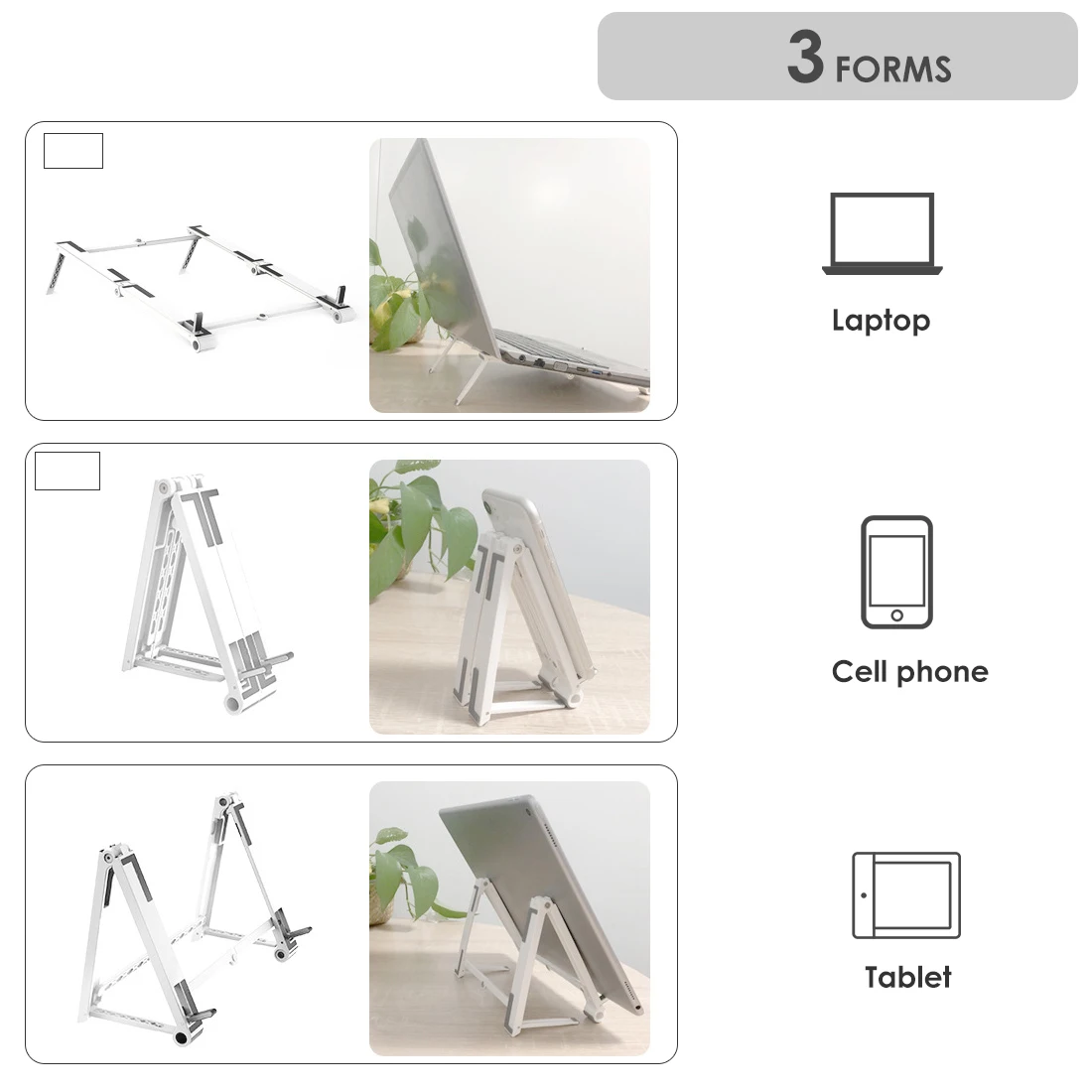 

Notebook computer Stand Multifunctional Desktop Mobile Phone Stand Computer Cooling Stand Portable Folding Multifunctional