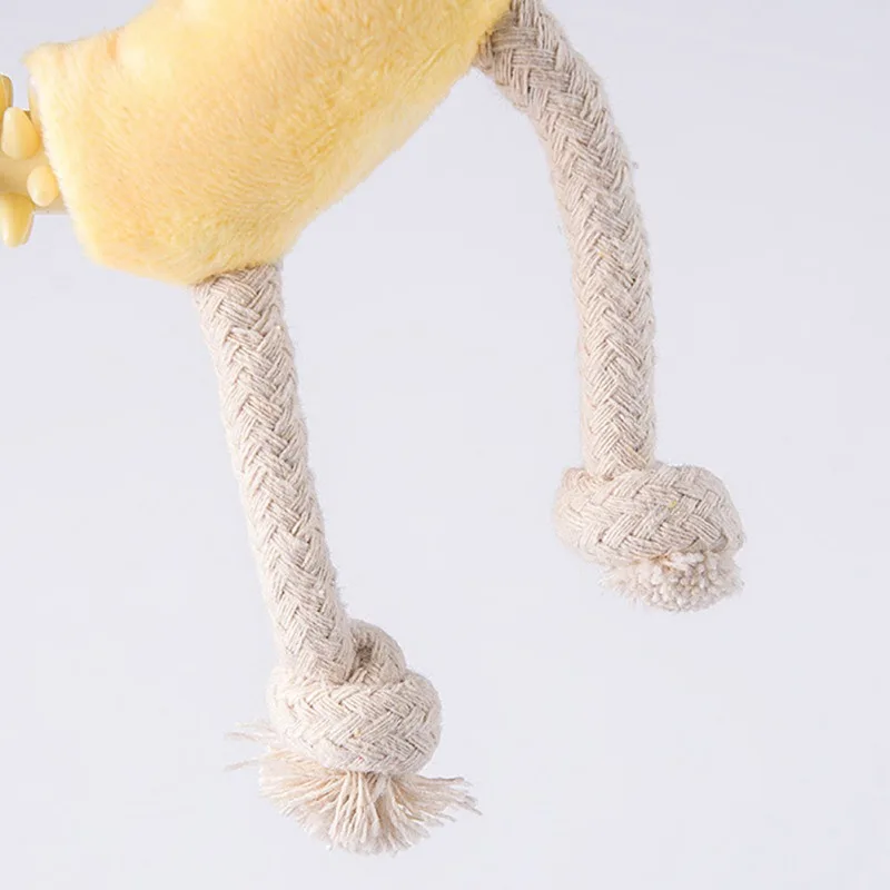 

Pet Dog Chew Toys Squeak Plush Animal Toys Aggressive Chewers Dog Toothbrush Doggy Puppy Dental Care For Dog Pet Accessories