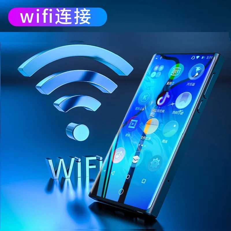 RUIZU M15 Android Wifi Bluetooth 5 0 сенсорный экран MP4 плеер 3 дюймов 8 Гб музыкальный с динамиком