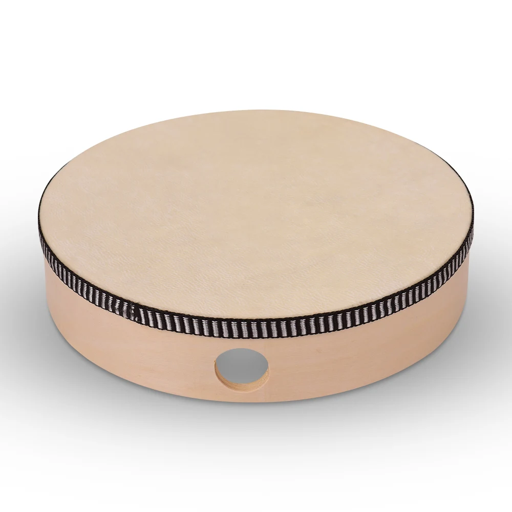 8 дюймов деревянный ручной барабан детская ударная игрушка деревянная рама