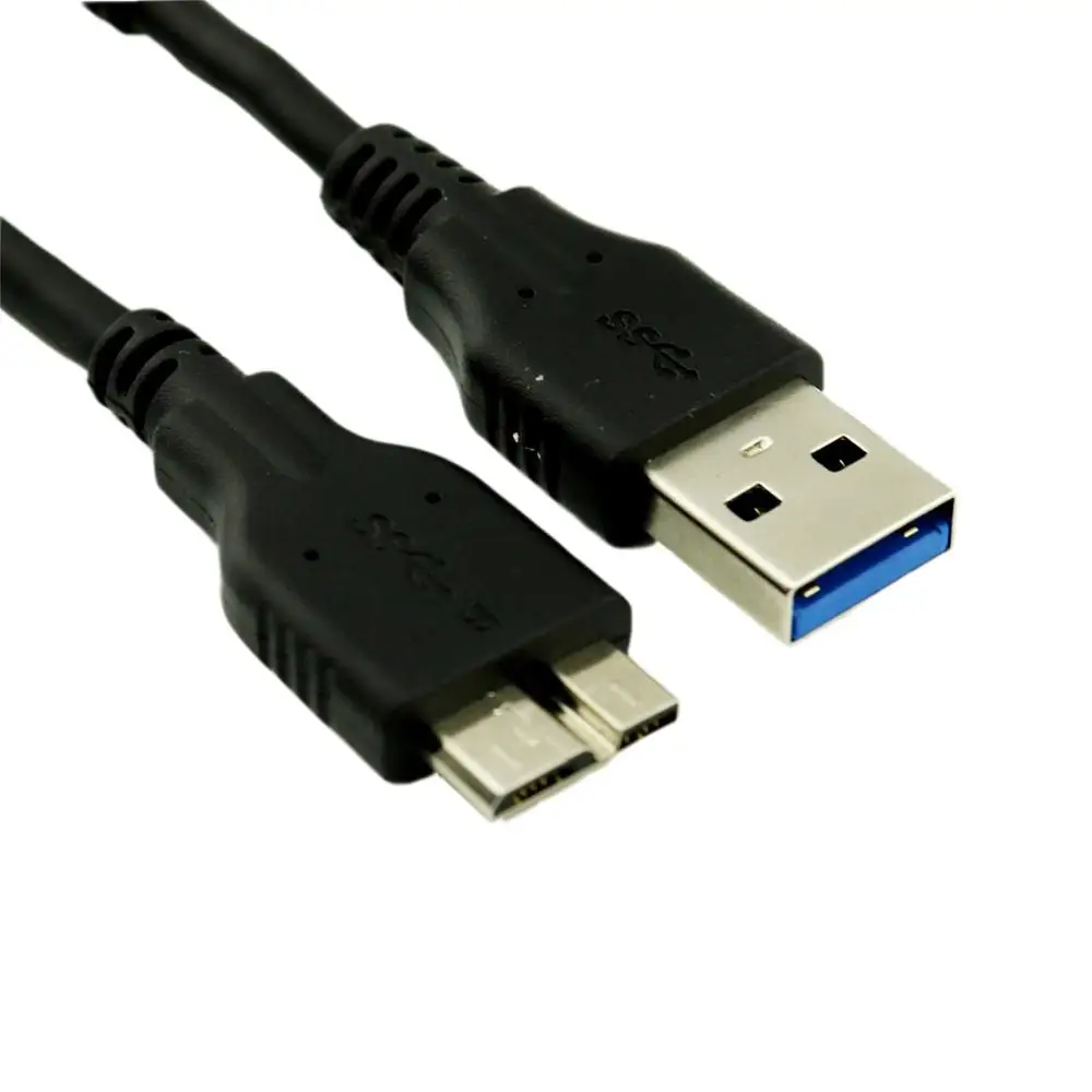 1 шт. короткий 10 см 5 Гбит/с USB 3,0 A штекер Micro B штекер 10 Pin высокоскоростной адаптер конвертер кабель для передачи данных шнур черный
