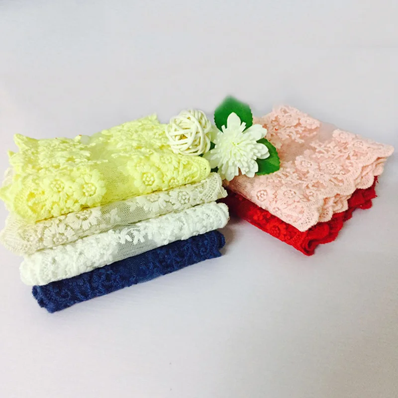 MEETEE 15Yards 11cm Mesh Cotton Embroidery Lace Ribbon Garment Trims DIY Child Dress Decoration Trim Sewing Accessories | Дом и сад