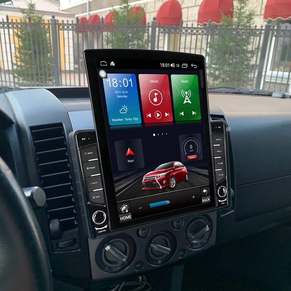 Автомобильный мультимедийный IPS DSP Android 10 64 Гб Tesla плеер для Ford Everest Ranger 2006-2010 аудио радио GPS Navi Head Unit