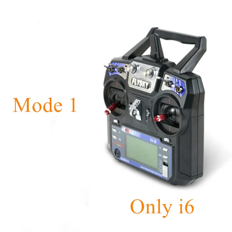 Only Mode 1 i6 FLYSKY FS-i6 i6 2,4G 6CH передатчик AFHDS с iA6B X6B A8S R6B iA10B приемник Радиоконтроллер для RC FPV Дрон самолет - Цвет: Only Mode 1 i6