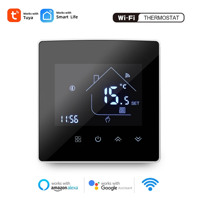 Термостат AllbeAI Tuya с Wi Fi Электрический контроллер температуры для