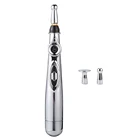 Электрическая акупунктурная Массажная ручка для снятия боли, лазерная терапия, Электронная энергичная ручка для меридиана, массажер для тела, головы, спины, шеи, ног