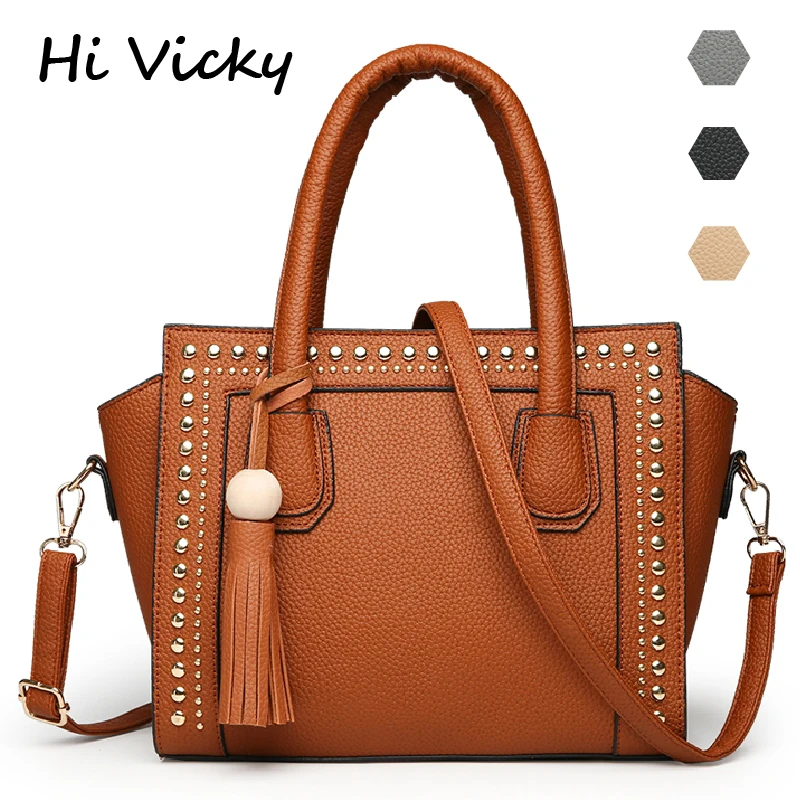 Брендовая женская сумка через плечо 2020 модная Высококачественная кожаная с