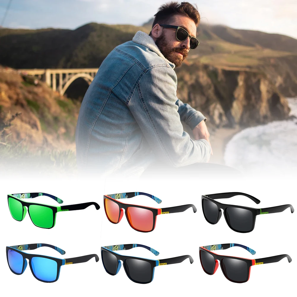 Классические поляризованные солнцезащитные очки UV400, мужские солнцезащитные очки для вождения, Винтажные Солнцезащитные очки для вождения...