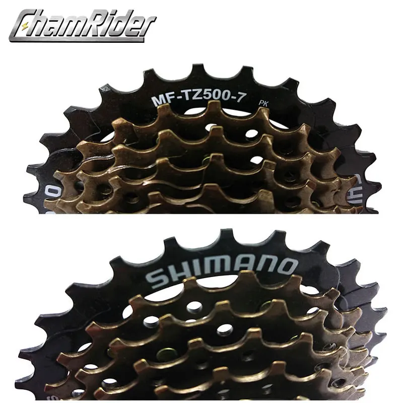 Горный велосипед 7 скоростей кассета переменная скорость маховик TZ500 велосипеды