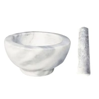 new marble mortar and pestle set bowl with spoon seasoning spice tools marble garlic mortar bowl for pepper grinder