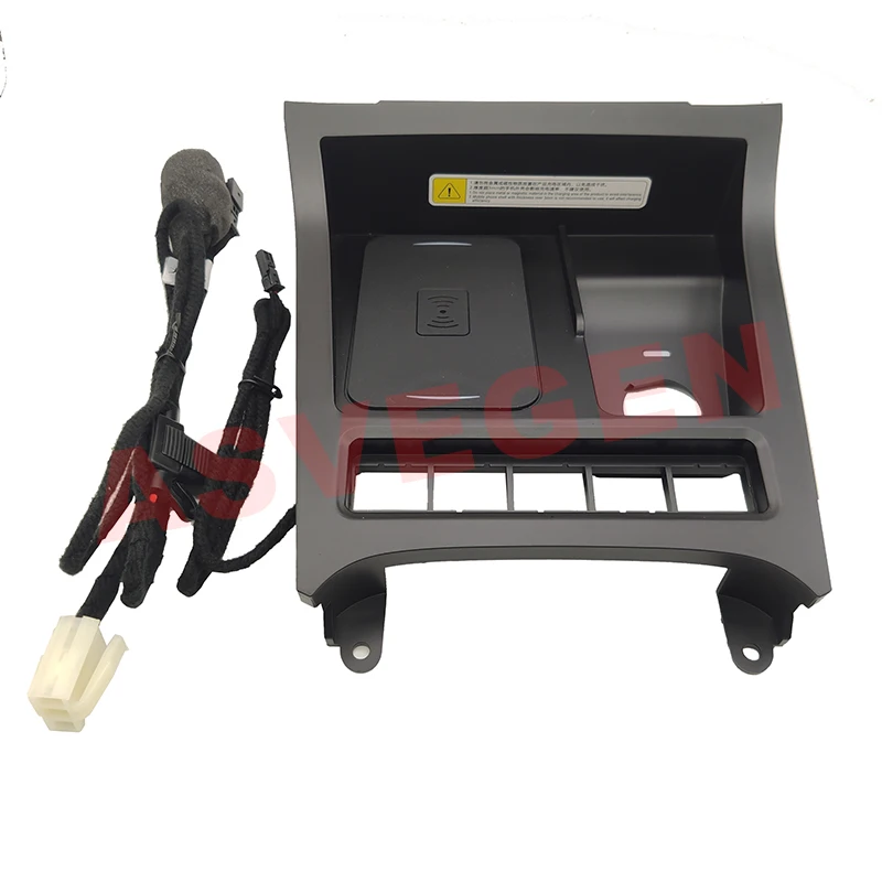 car wireless phone charger for volkswagen golf 6 fast charging case plate central console storage box accessories free global shipping