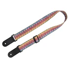Регулируемый ремешок для укулеле из мягкого полиэстера с принтом, плечевой ремень с подвесной веревкой для Укулеле