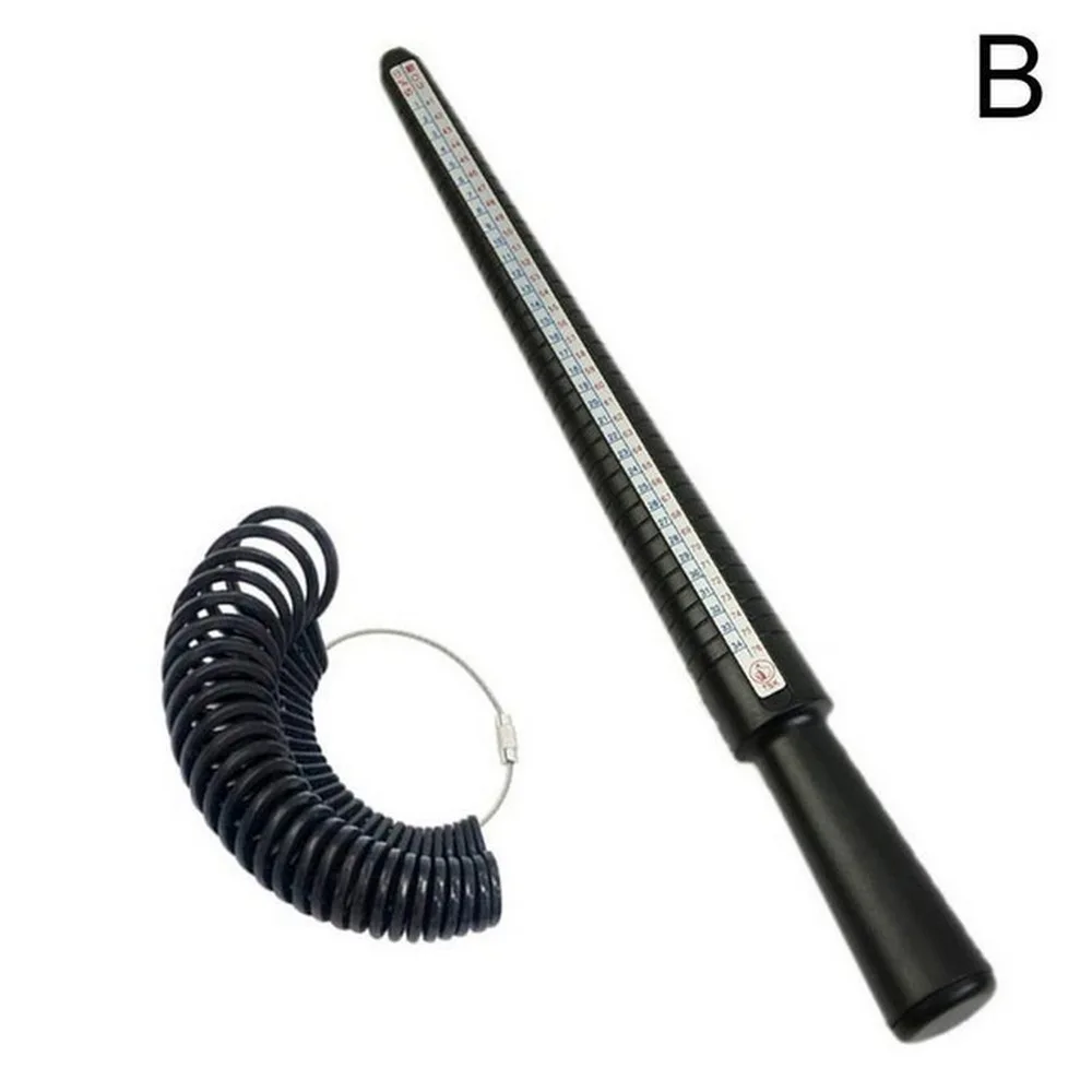 

1pcs Professional Jewelry Tools Ring Mandrel Stick Finger Gauge Ring Sizer Measuring UK/US Size For DIY Jewelry Size Tool Sets