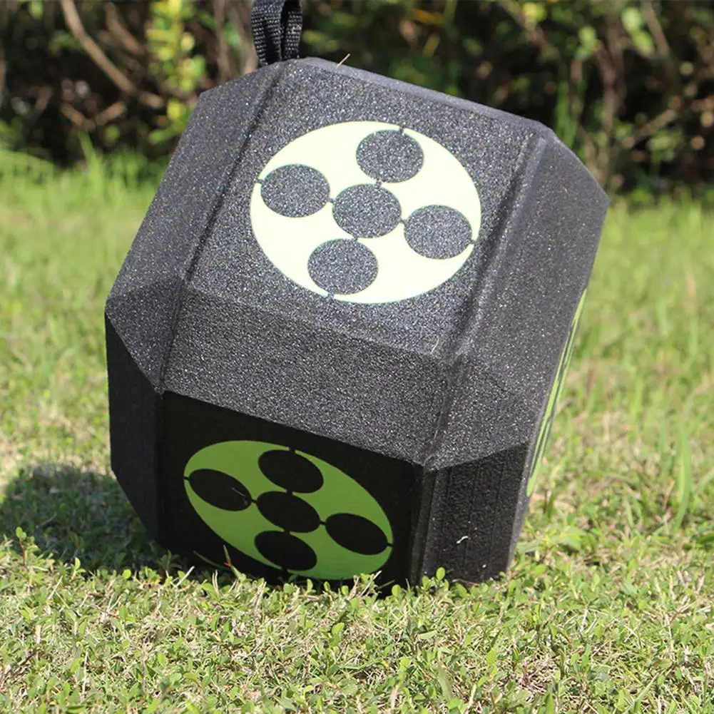 Hot 6-sided 3D Arrow Archery Target Cube 22cm Foam Target Large Dice For Shooting Hunting Practice Training Arrow Target Cube