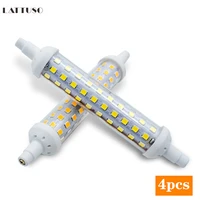 4pcslot led r7s lamp 6w 9w 12w smd 2835 78mm 118mm 135mm led light bulb ac 220v 230v 240v energy saving replace halogen light