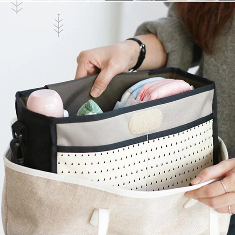 Multifunction Waterproof Diaper Bag Large Capacity Suits For Mom Baby Bottle Holder Mother Stroller Storage Nappy