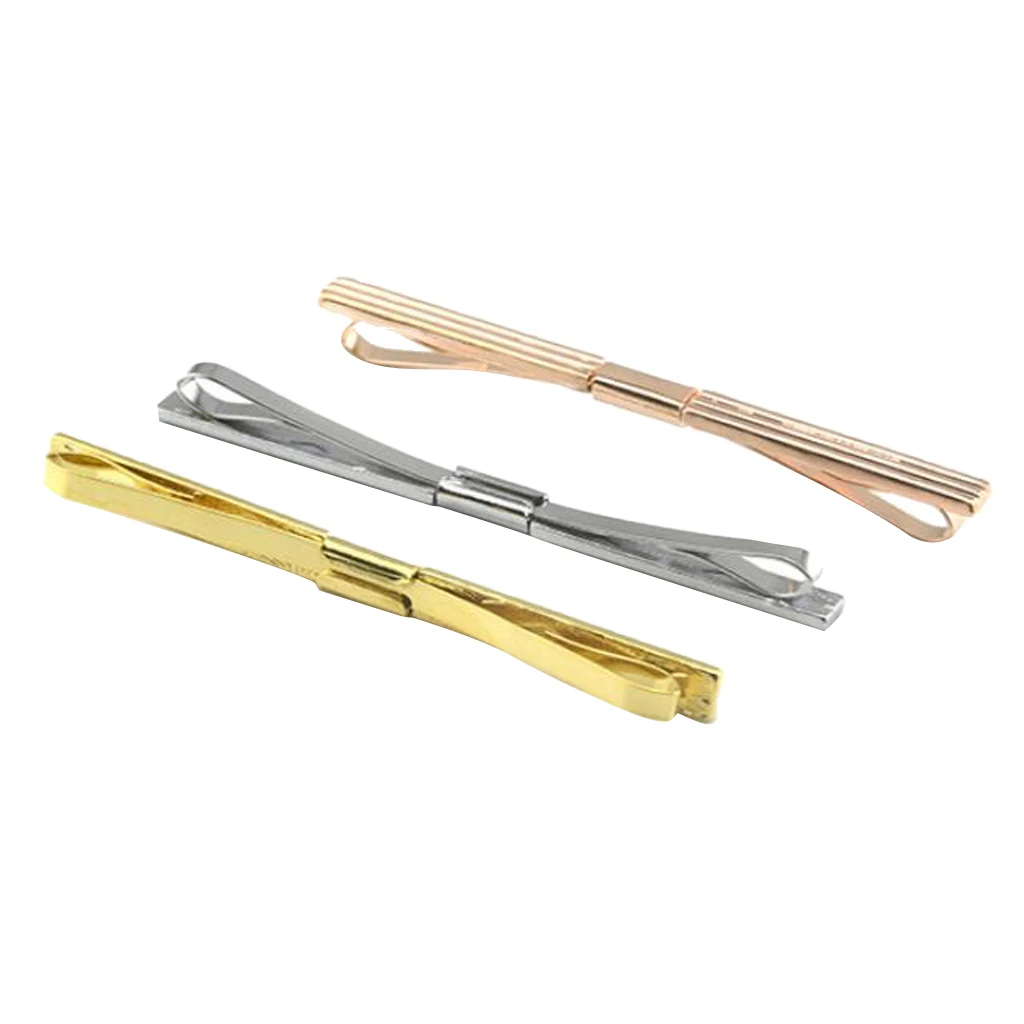 

3pcs Collar Bar Shirt Clip Mens Shirt Suit Collar Pin For Wedding Party