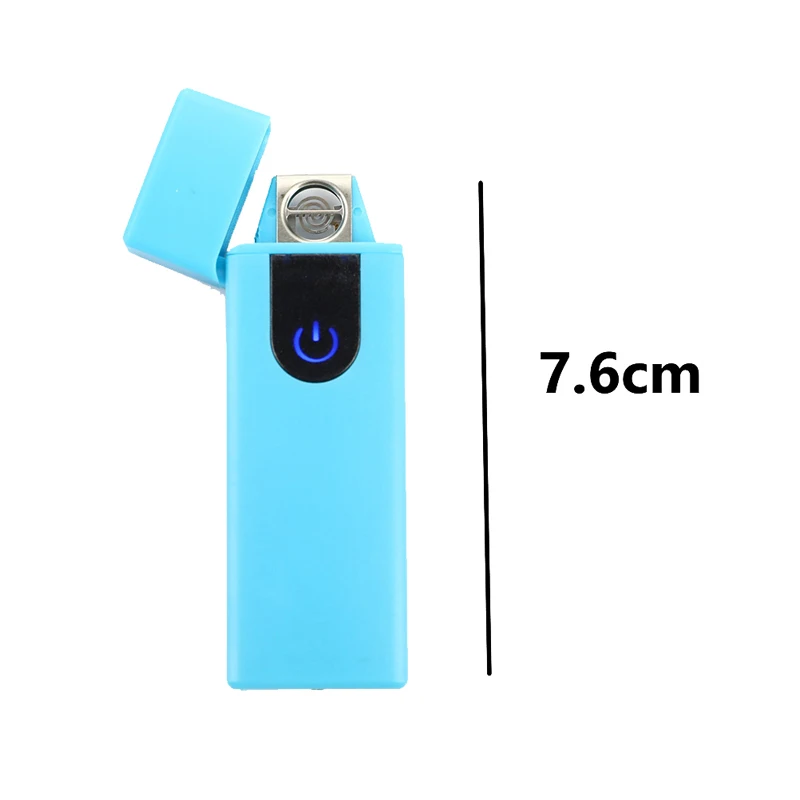 

1Pcs Hot Sale USB Rechargeable Lighter Touch Induction Electric Travel Cigarette Lighter Smoking Sensor Lighters Gifts