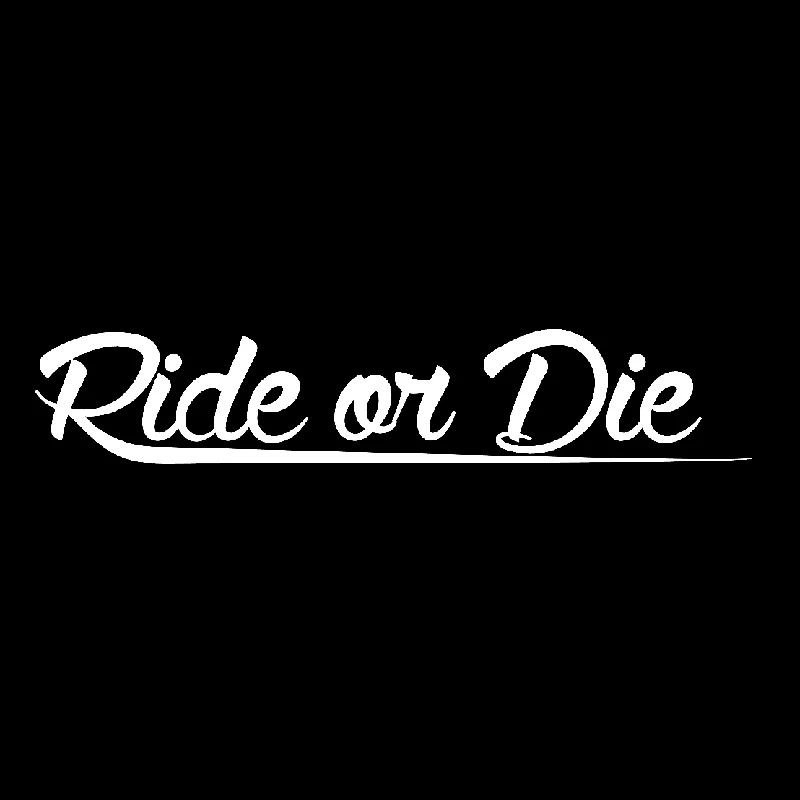 New Ride or Die Sticker Car Style Tuning Racing JDM car stickers and decals funny 17*3.2cm | Stickers