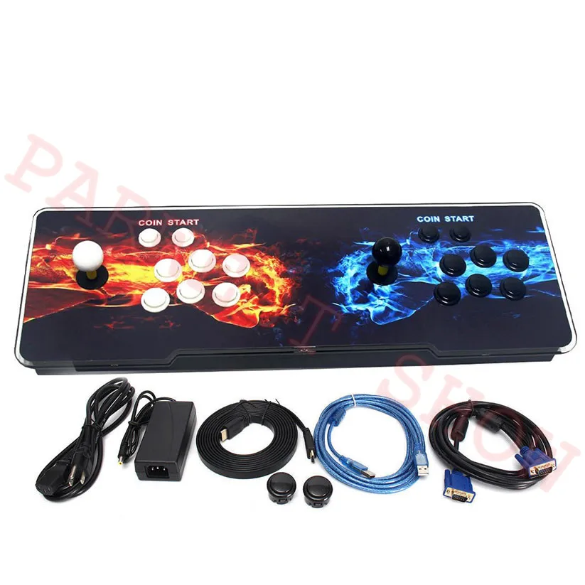 D MODEL Pandora Box 9d 2500 В 1 игровая печатная плата аркадная игровая консоль 2500 игр с джойстиком Sanwa для 2 игроков домашняя Боевая машина - Цвет: D MODEL
