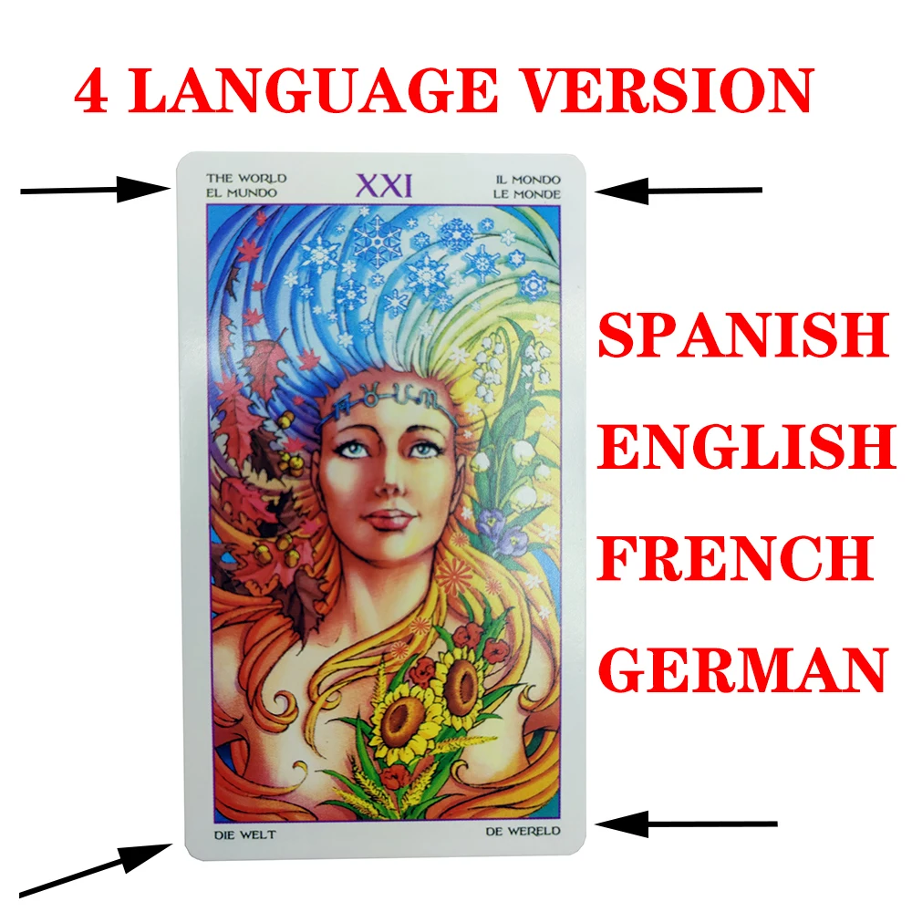 Французский Таро. Испанский таро. Немецкий Таро язык английский - Цена: 563.9