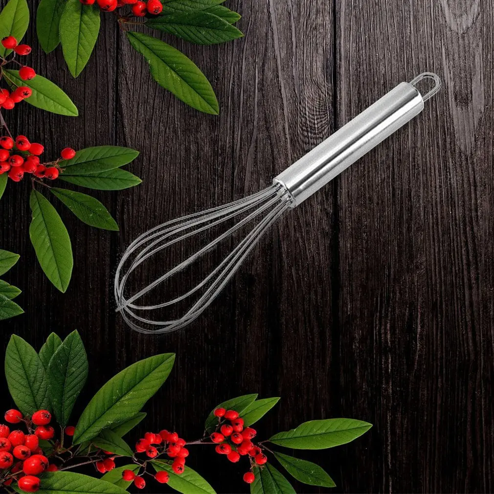 Multifunction Manual Stainless Steel Handle Egg Beaters Milk Cream Butter Whisk Mixer Stiring Kitchen Tool | Дом и сад