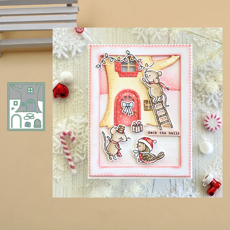 Металлические Вырубные штампы Lucky богиня ремесло сцена Скрапбукинг бумажный Нож