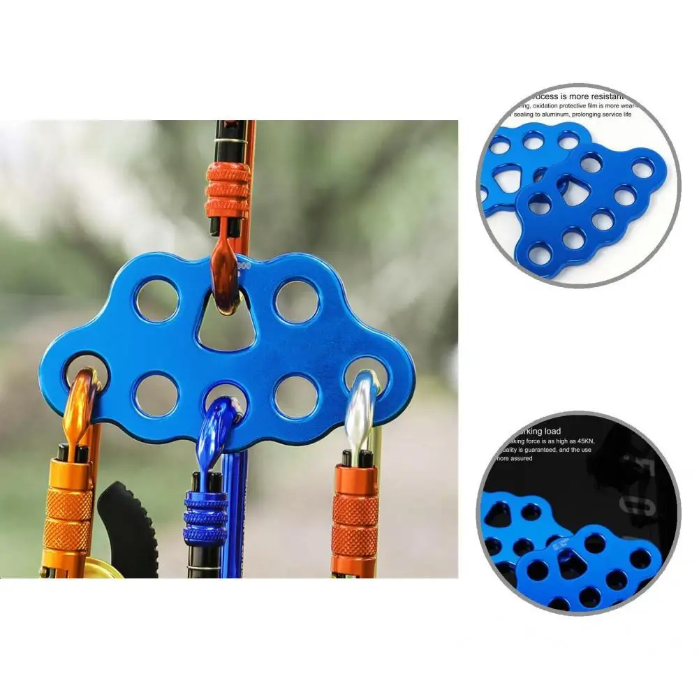 

Vibrant Color Rock Climbing Gear Shock Absorbing Climbing Rigging Plate for Exercise