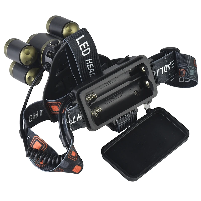 

Litwod Z20 XM-L T6 LED Zoom lens Headlamp Head Lamp lighting Light flashlight Torch Lantern Rechargeable Headlight for Fishing