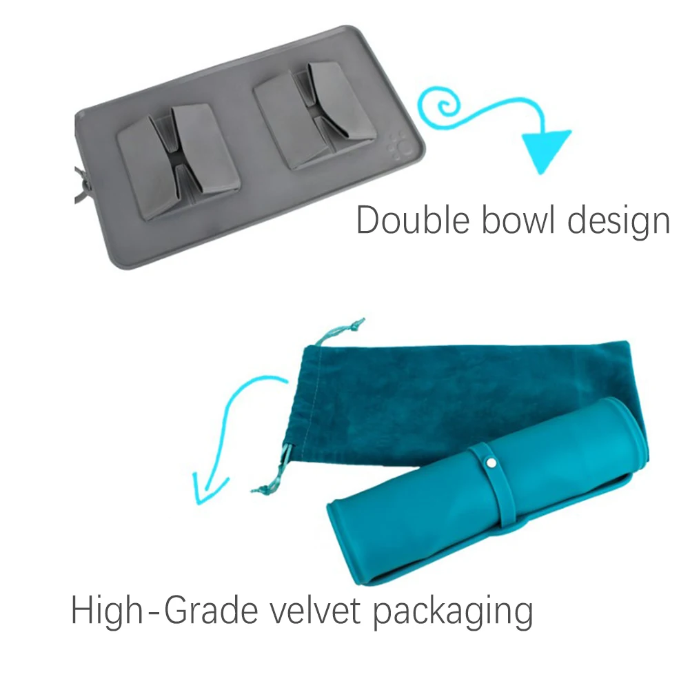 

Pet Outdoor Travel Bowl Portable Foldable Collapsible Pet Cat Dog Food Feeding Dog Water Food Bowl Pet Accessories
