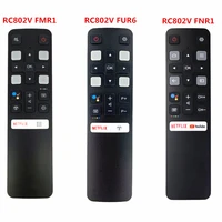rc802v fmr1 rc802v fur6 rc802v fnr1 new original google assistant voice remote control use for tcl android 4k smart tv